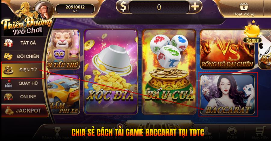 Tải Game Baccarat TDTC Miễn Phí - Thỏa Mãn Đam Mê Cá Cược