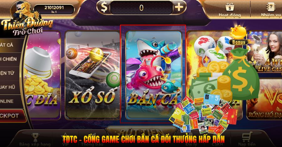 Game Bắn Cá Đổi Thưởng - Giải Trí Sôi Động, Cơ Hội Kiếm Lớn